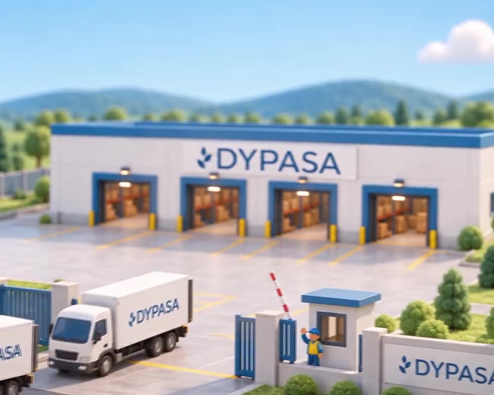 Planta DYPASA en maqueta 3D: integración y entrega de despensas
